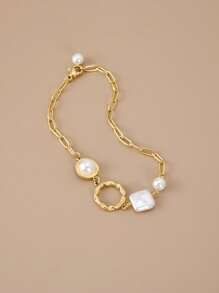 1 Pieza De Pulsera De Acero Inoxidable Para Mujeres, Accesorio De Verano Para La Mano