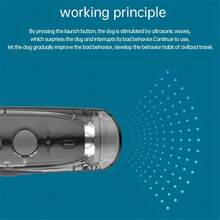 Detenga El Ladrido No Deseado Instantáneamente Con Este Dispositivo Automático De Repelente Ultrasónico Para Perros - Azul - Ver 7