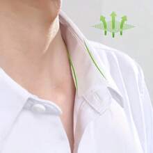 1 cuộn/8m băng dính tự dính màu trắng chống mồ hôi, miếng dán chống vết bẩn cổ áo, miếng bảo vệ cổ áo chống mồ hôi, miếng thấm hút mồ hôi cho cổ áo và cổ tay áo sơ mi unisex, miếng dán thấm hút mồ hôi dùng một lần, giữ cho cổ áo và mũ luôn sạch sẽ và khô ráo, cần thiết cho du lịch, thể thao, hoạt động ngoài trời, mùa hè, miếng dán, hình trái tim ngày Valentine, làm mát mùa hè, bãi biển, du lịch - Một cỡ - Xem 8