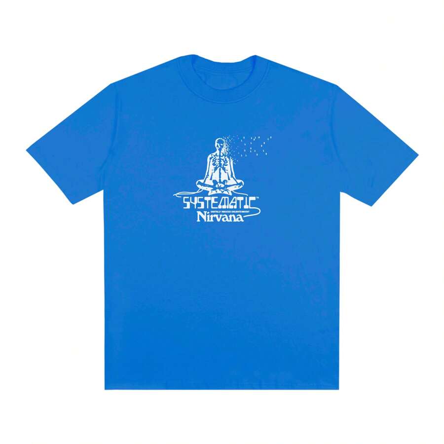 Men T-Shirts - 寶藍色 - 查看 1