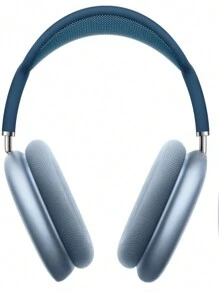 audìfonos de diadema inalambricos TWS MAX OEM compatibles con Airpods Max - Azul - Ver 1