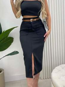 Women Skirts - màu đen - Xem 1