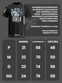 Camiseta Basica Lua e Sol Eclipse Algodao Camisa Gola Redonda IPJ1