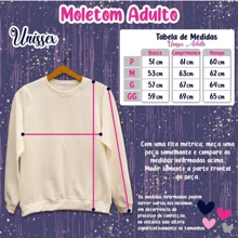 Blusa de Moletom Adulto ou Infantil - Tal Mãe Tal Filha - Coração Animal Print - Branco - Visão 2