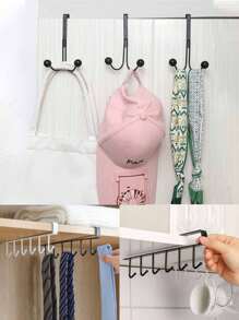 3 cái/bộ Móc cửa , Lưu trữ Cái giá , Sắt Cửa Móc áo , Treo tường Mũ & áo Cái móc Khoan , Không có thiệt hại - Nhiều màu - Xem 3