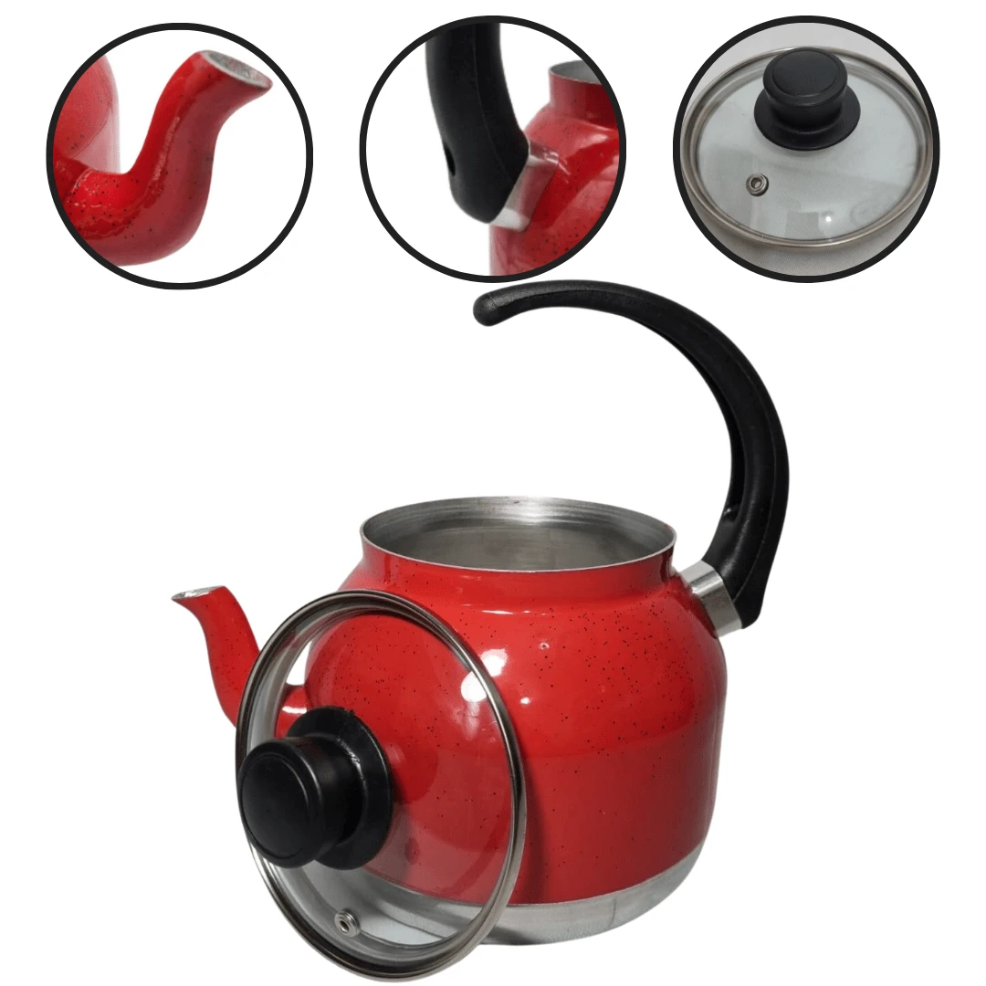 Water Pots & Kettles - 紅色 - 查看 1