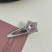 1个女士水钻星星装饰时尚鳄鱼夹，日常佩戴，皇家爪夹，发爪，发卡，学习用品，发饰，派对，头部饰品，发夹 - 多色 - 查看 11