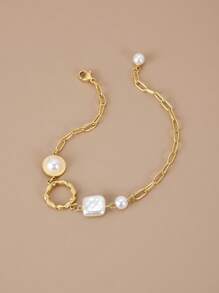 1 Pieza De Pulsera De Acero Inoxidable Para Mujeres, Accesorio De Verano Para La Mano