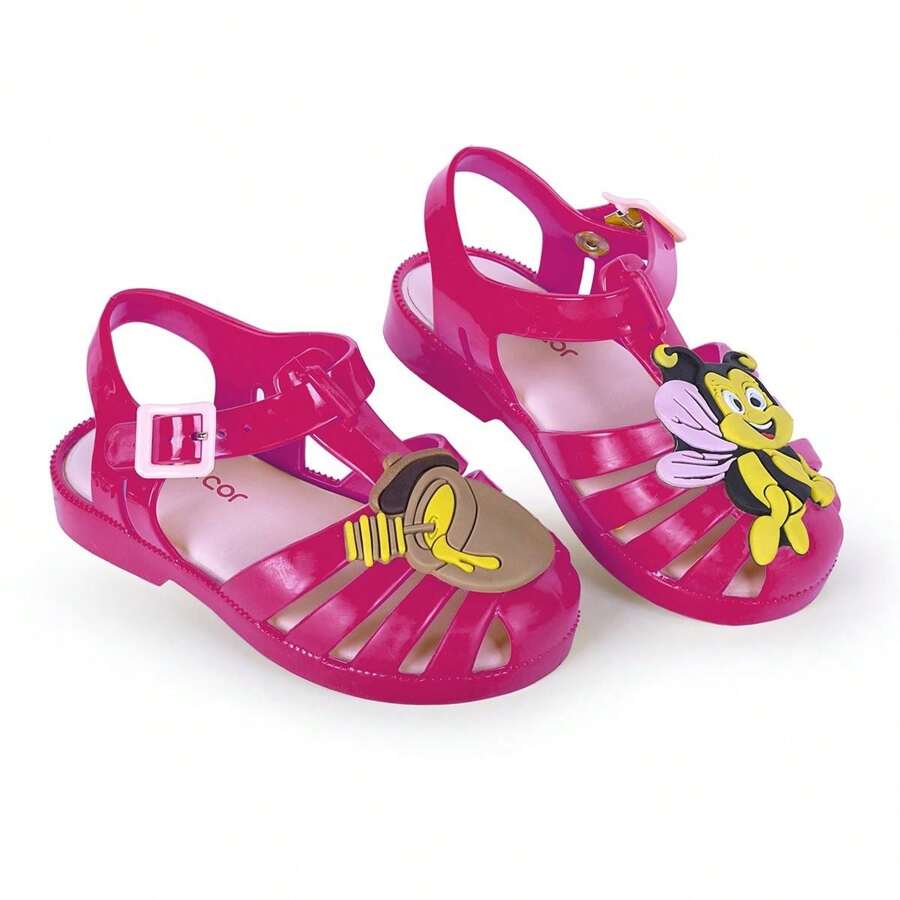 Mar&Cor Kids Flat Sandals - 玫紅色 - 查看 1