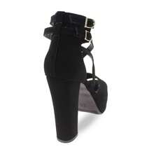 MODARPE Women Heeled Sandals - màu đen - Xem 5