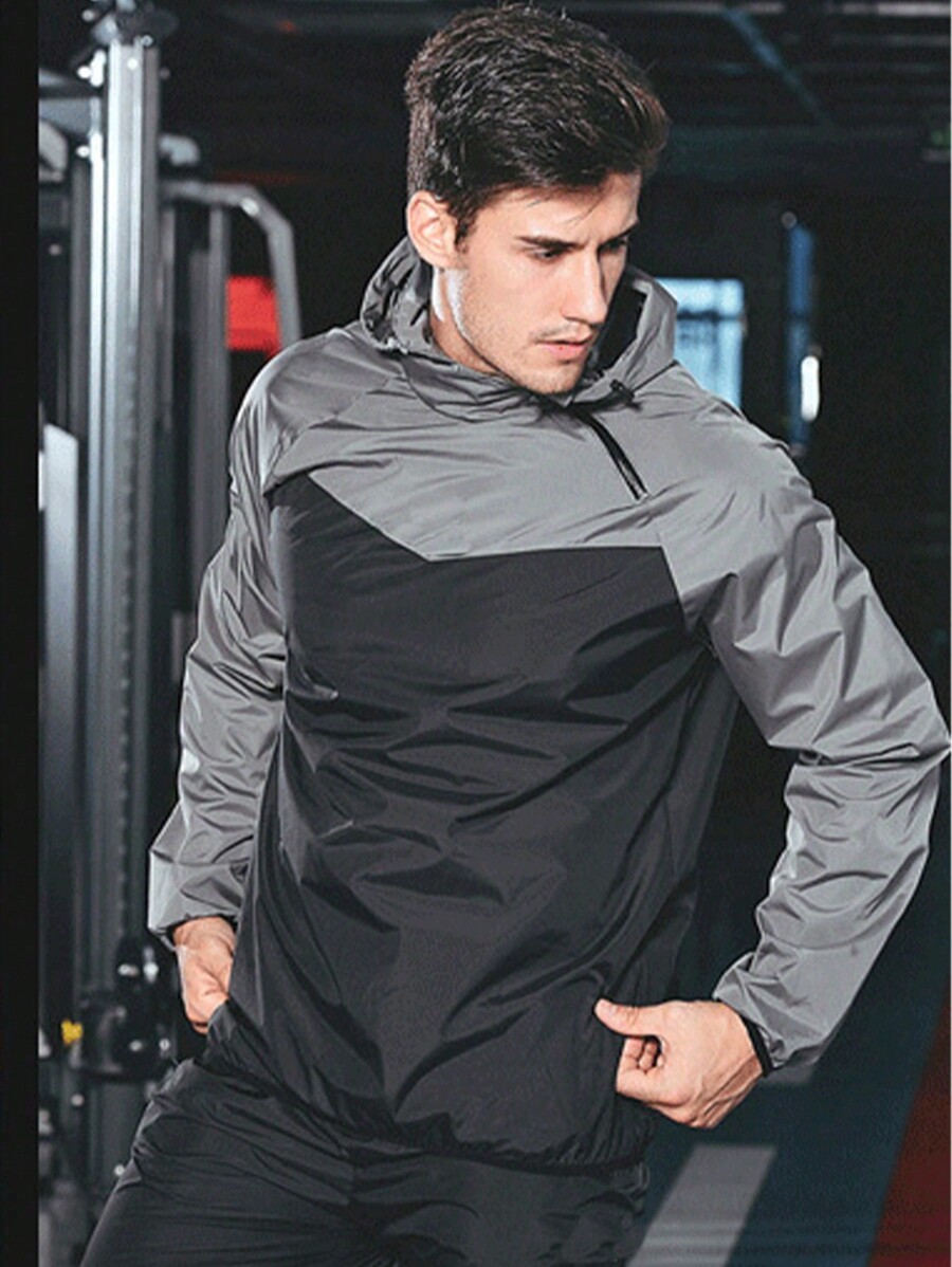 Men's Professional Sports Fitness Sweatsuit, Thermal Sauna Suit For