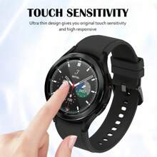 6 sztuk szkła hartowanego kompatybilnego z Galaxy Watch 5 4 3 42mm 44mm 40mm 46mm folia przeciw zarysowaniom Watch4 klasyczne folie ochronne na ekran prezent na urodziny, rodzinę, przyjaciół folia ochronna na ekran zegarka, etui na zegarek, akcesoria do zegarków