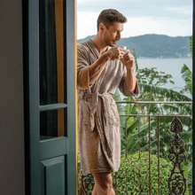 Bathrobe - Indigo - View 4