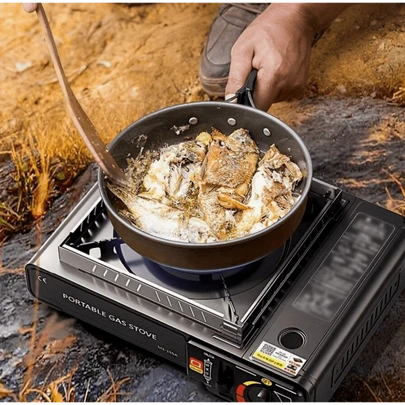 1 Pieza Estufa De Gas Portátil Para Camping - ¡perfecta Para Picnics, Camping, Trekking, Pesca Y Todo Tipo De Actividades Al Aire Libre!