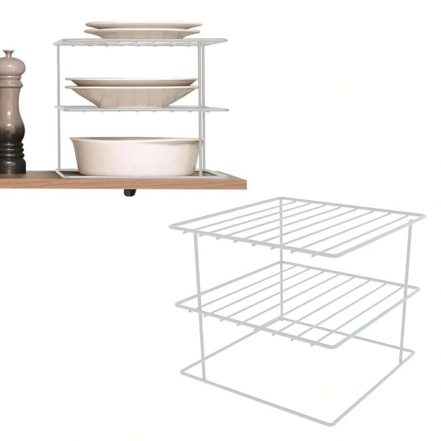 Stackable Can Rack Organizer - Weiss - Übersicht 1