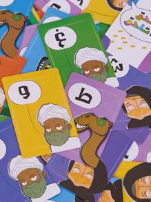 1 boîte Jeu de cartes arabe, jeu de fête, jeux de table, Gool Bs La Tgool, bonne qualité et solide, l'emballage peut varier, multicolore, jeux de fête pour adultes convenant pour Halloween/Noël/Thanksgiving