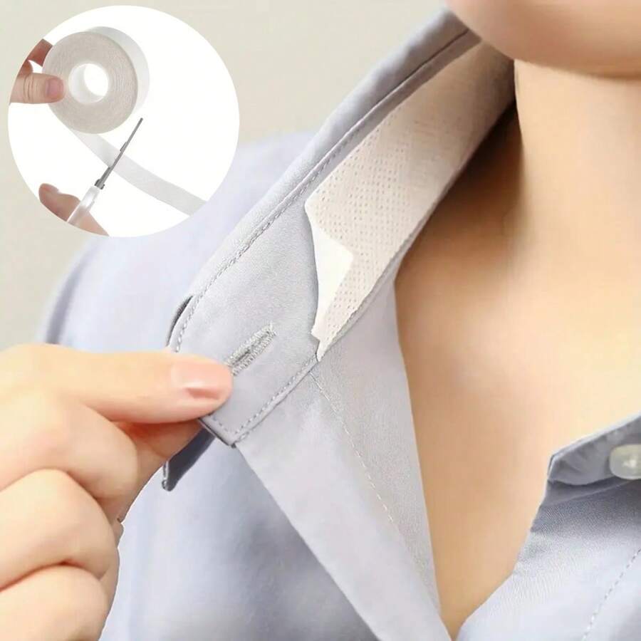 1 cuộn/8m băng dính tự dính màu trắng chống mồ hôi, miếng dán chống vết bẩn cổ áo, miếng bảo vệ cổ áo chống mồ hôi, miếng thấm hút mồ hôi cho cổ áo và cổ tay áo sơ mi unisex, miếng dán thấm hút mồ hôi dùng một lần, giữ cho cổ áo và mũ luôn sạch sẽ và khô ráo, cần thiết cho du lịch, thể thao, hoạt động ngoài trời, mùa hè, miếng dán, hình trái tim ngày Valentine, làm mát mùa hè, bãi biển, du lịch - Một cỡ - Xem 1