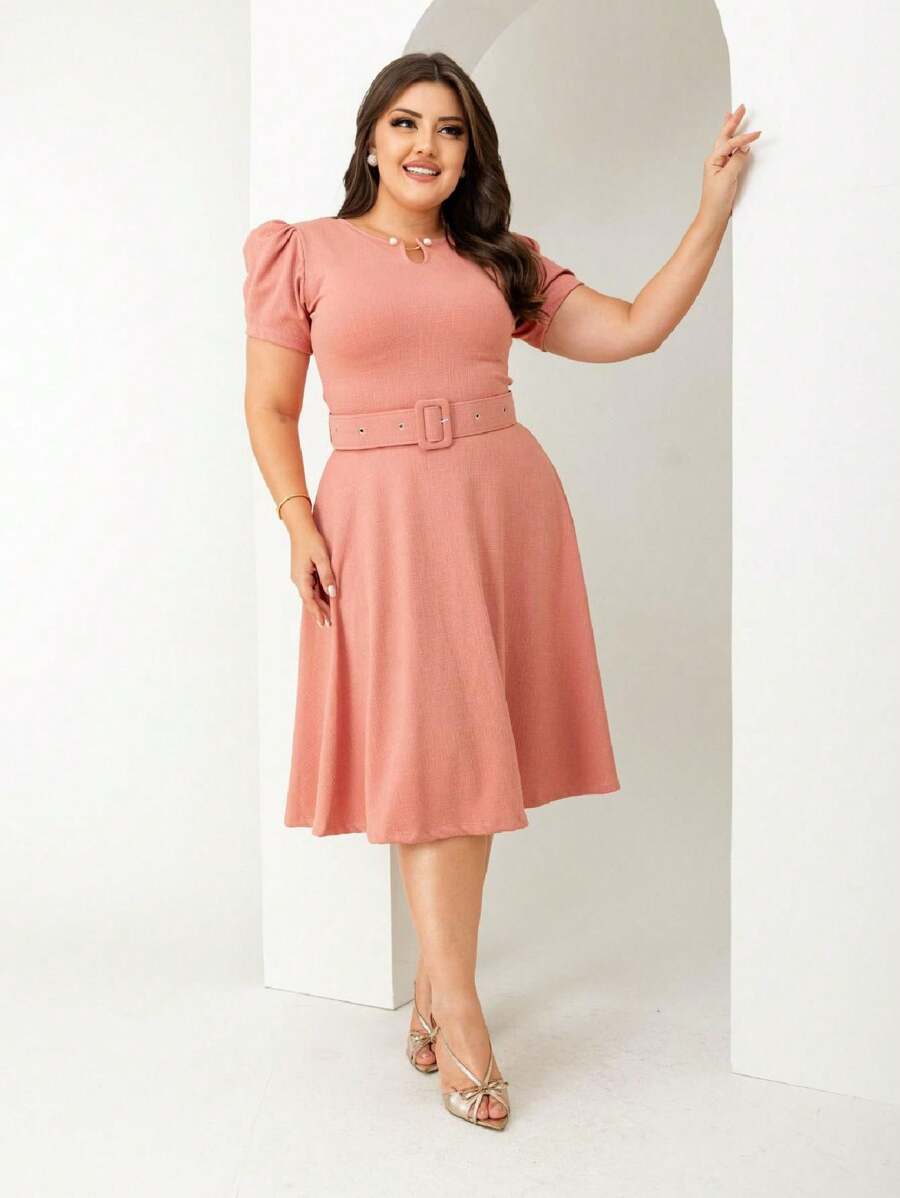 Women Dresses - Bụi hồng - Xem 1