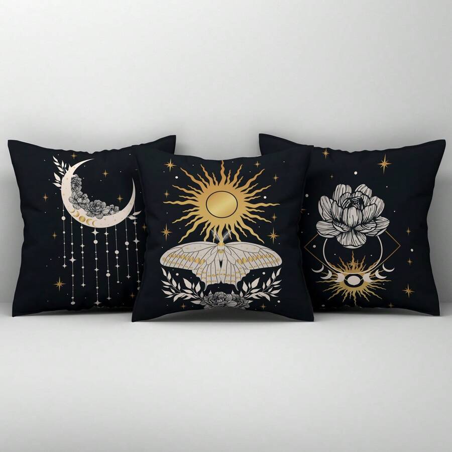 Cushion Cover - 黑色 - 查看 1