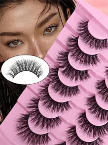 7 Cặp Lông Mi Giả Tự Nhiên Mèo Lông Mi Chồn 3D Mềm Mượt Ấn Tượng Lông Mi Dài Mỏng Nhiều Lớp Lông Mi Giả Ngắn Dày Sản Phẩm Trang Điểm Số Lượng Lớn Tiệc Cưới & Câu Lạc Bộ Công Việc Hàng Ngày Họp Mặt Lông Mi Giả Tự Nhiên Thoải Mái Khi Đeo Lông Mi Băng Lông Mi Trên Làm Thủ Công Lông Mi Có Cánh Lông Mi Dài Tự Nhiên Lông Mi Thật Lông Mi Trọn Bộ Làm Dày Lâu Trôi Dụng Cụ Làm Đẹp Trang Điểm Phổ Biến Lông Mi Giả Trọn Bộ Bộ Nối Mi - Lông mi Criss Cross - Xem 1