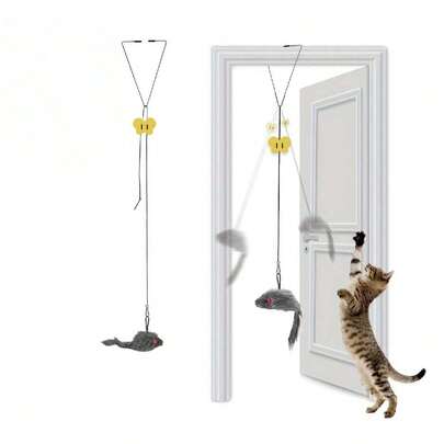 1pc Adjustable Hanging Cat Toy, For Interactive Play And Amusement