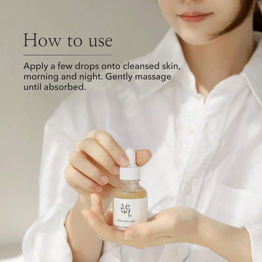 Beauty of Joseon Glow Serum Propolis And Niacinamide Kbeauty Hydrating Facial Serum 30ml/1 Oz Korean Skin Care - Màu vàng - Xem 1