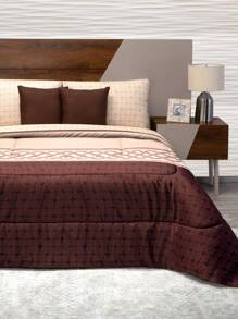 Home Elephant Duvet With King Size Coffee Sheets Two Views Arona - Coffee Brown - View 1