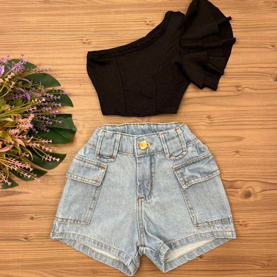 Young Girls Sets - 黑色 - 查看 1