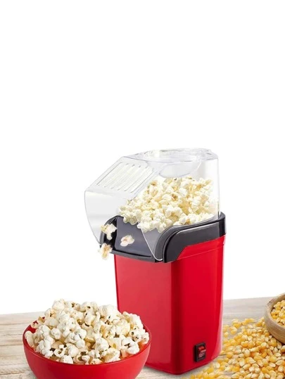 Pipoqueira Elétrica Pipoca Sem Óleo Ar Quente Preparo Rápido