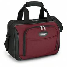Amsterdam 4 Pieces Set Soft Shell Expandable Rolling Upright Luggage - 酒紅色 - 查看 8