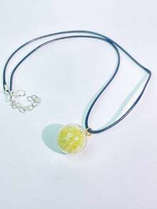 1條玻璃球和碎石項鍊 - 銀飾水晶粗礦石碎片珠子,用於靈性治療、脈輪、、冥想禮物 - 項鍊 - 查看 12