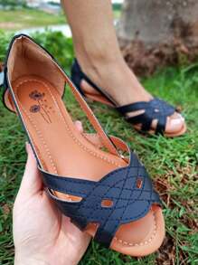 Sapatilha Feminina Preto Salomé Calcado Mocassim Mulher Moda Sandalia Chinelo