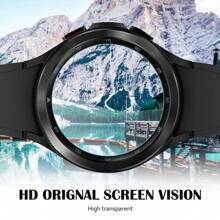 6 sztuk szkła hartowanego kompatybilnego z Galaxy Watch 5 4 3 42mm 44mm 40mm 46mm folia przeciw zarysowaniom Watch4 klasyczne folie ochronne na ekran prezent na urodziny, rodzinę, przyjaciół folia ochronna na ekran zegarka, etui na zegarek, akcesoria do zegarków