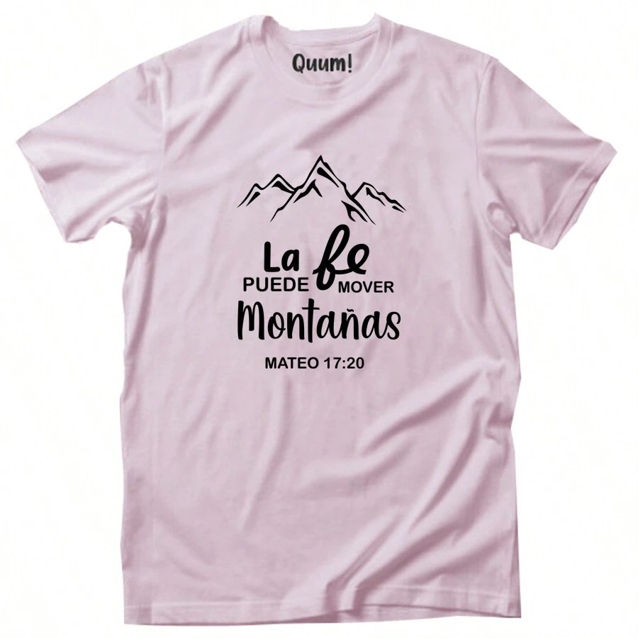 Playera diseño Dios #1 - Rosa - Ver 1