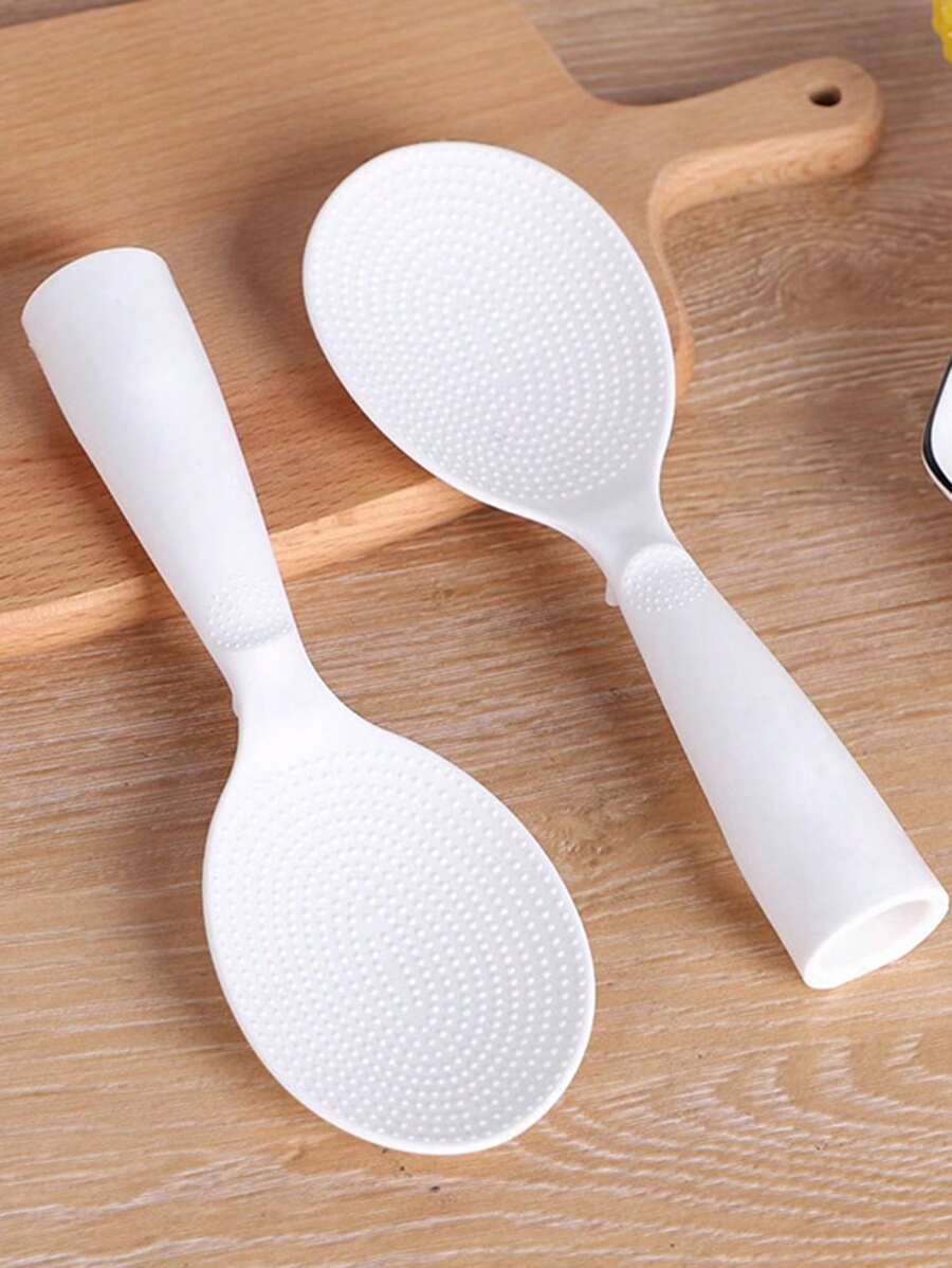 1支日式立式不粘飯勺,家用廚房用米勺,適用於電飯煲,塑料米勺