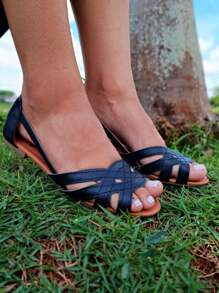 Sapatilha Feminina Preto Salomé Calcado Mocassim Mulher Moda Sandalia Chinelo