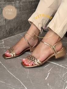 Women Flat Sandals - 紫丁香色 - 查看 2