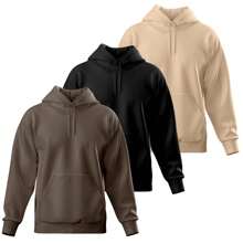 Men Sweatshirts - Coffee Brown - View 1