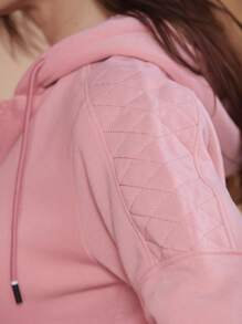 Women Winter Coats - Baby Pink - View 6