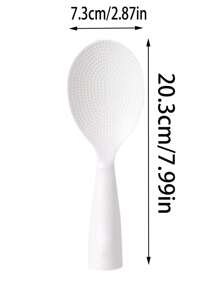 1支日式立式不粘飯勺,家用廚房用米勺,適用於電飯煲,塑料米勺