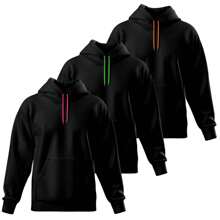 Men Sweatshirts - Black - View 1