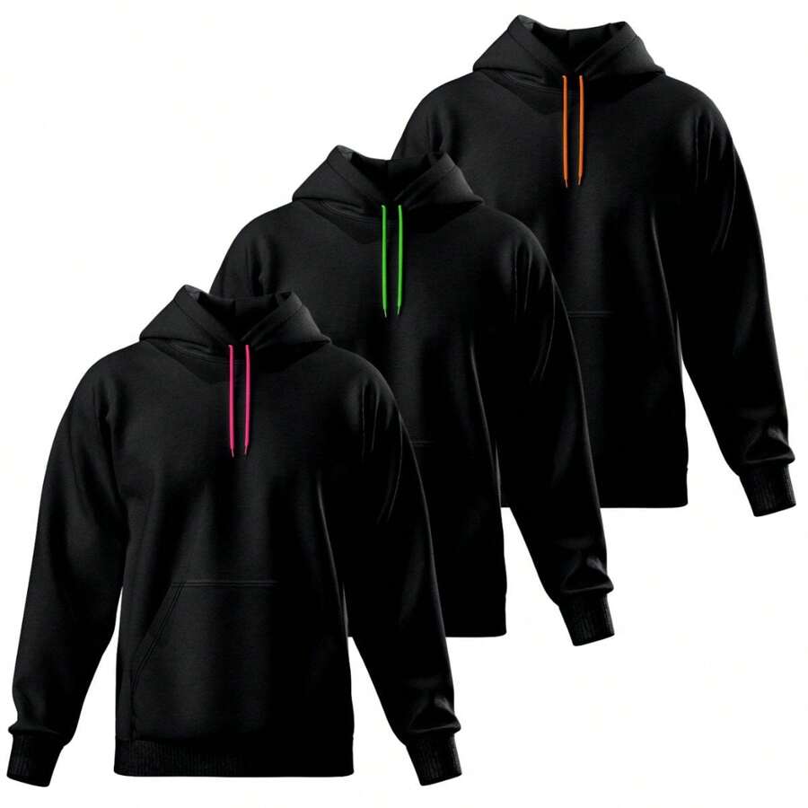 Men Sweatshirts - Black - View 1