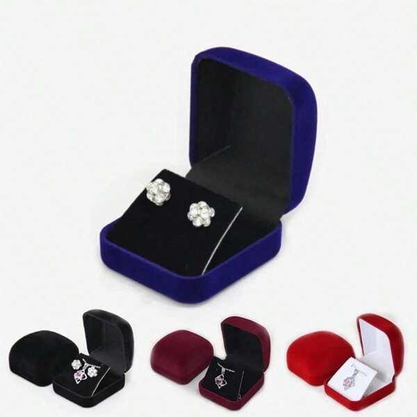 Stud Earrings Storage Box Drop Earrings Pendant Organizer Case Highly Velvet Small Necklace Jewelry Display Gift Packaging Boxes