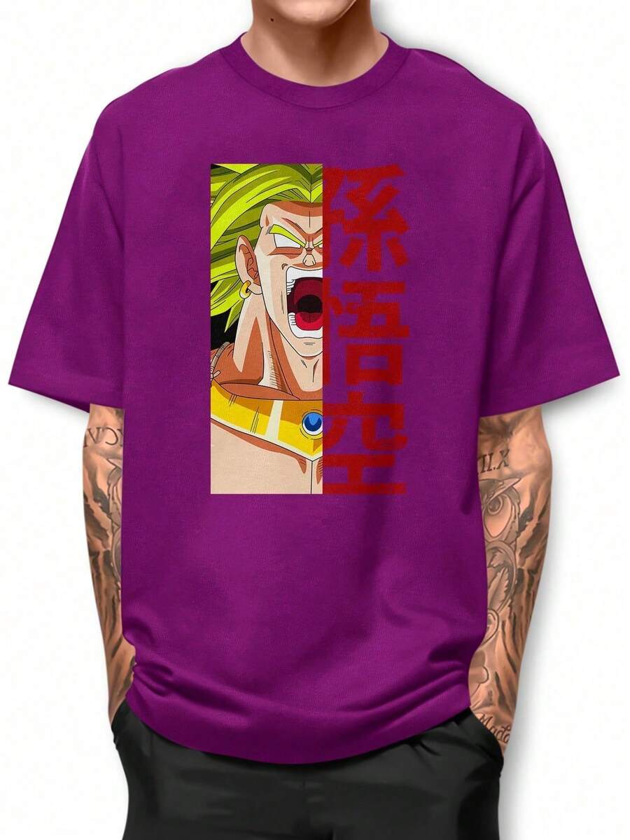 Men T-Shirts - Màu tím - Xem 1