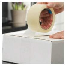 Kinkete Cinta multifuncional transparente resistente Diurex para oficina, hogar y regreso a la escuela - transparente - Ver 4