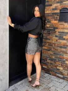 Women Shorts - Bạc - Xem 2