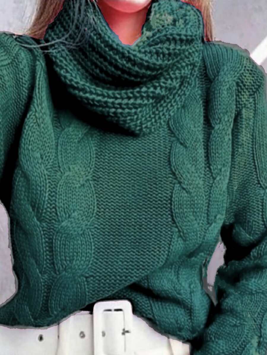 Women Sweaters - Verde Oscuro - Ver 1