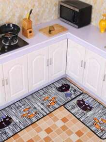 2 pares de Tapete antiderrapante - Negro - Ver 1