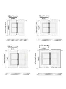 2 buc. Perdele pentru fereastră imprimată peisaj de toamnă, consultați dormitor, birou, bucătărie, sufragerie, studiu, decor acasă