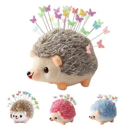 1 Pc Hedgehog Shape Pin Cushion, Cute Pincushions Sewing Kit Lovely Needle Cushions Pins Holder Sewing Accessories Supplies For Quilting DIY Crafts Patchwork